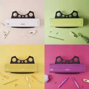 카피어랜드 프로라미 코팅기 컬러팝 A4 2롤러 H290 +코팅지+펀칭기+링