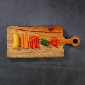 캄포나무 손잡이 플레이팅 도마(네이처)/주방용품