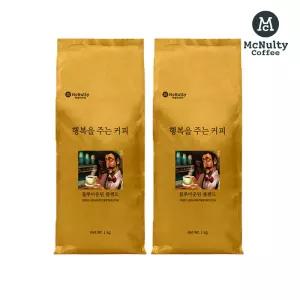 행복을 주는 커피 블루마운틴 블렌드 분쇄 원두 1kg x2봉