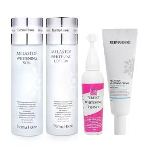 멜라스톱 화이트닝 기능성4종(미백스킨+미백로션+에센스+크림)