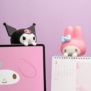 산리오 모니터 방향제 쿠로미,마이멜로디 차량용 TV 모니터걸이 캐릭터 굿즈