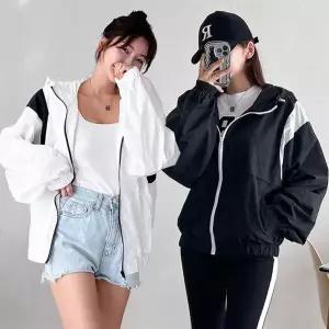 [유야]여성 매쉬안감 바스락 바람막이 점퍼 -FJP0021- 봄 가을