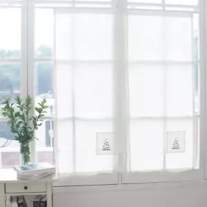 [텐바이텐][모모제작소]산유화_레드 자수 코튼 가리개커튼 60x141(2장)