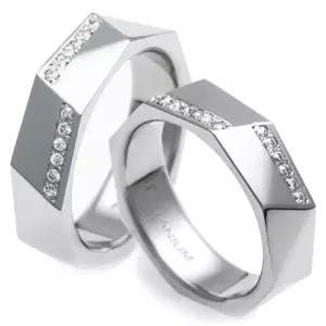 T-989 DIA CO 다이아몬드 티타늄 커플링 반지 이니셜무료 무료배송 맞춤제작 평생AS