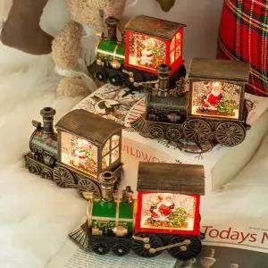 [텐바이텐]LED 크리스마스 미니 기차 워터볼 오르골 3type 무드등 선물 탁상용