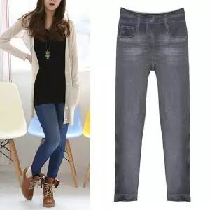 [셀러허브][S52P217R6]잠자리포켓 스판 청나염레깅스 (S12872048)