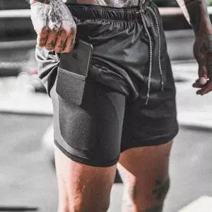 [셀러허브]남성 쫄바지 올인원 바지 하프팬츠 타이즈 헬스 (S10704662)