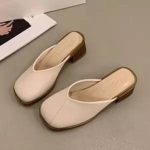 [라일리의류] Rly 3컬러 여성 데일리 베이직 모던 미들힐 블로퍼