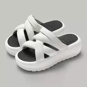 [라일리의류] Rly 코코코리아 3939 키높이 슬리퍼 여성 아쿠아 샌들