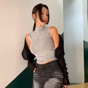 [유야]여성 무지 반폴라 나시 티 민소매 -FSL0033- 여름