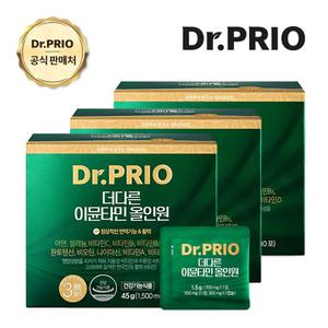 닥터프리오 면역 활력 이뮨비타민 올인원 3개월분 이뮨타민 비타민 아연 셀레늄 엽산