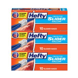[헤프티] 냉동 대형 슬라이더 지퍼백 30매_10매*3팩