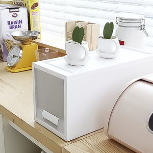 화인 스텝 서랍 박스 수납 정리함 펜트리 수납함 데스크오거나이저 18cm 1단 1호