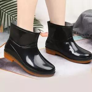 ONM 미끄럼 방지 레인 부츠 반 장화 가벼운 숏 발목 장화