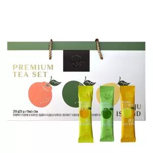 [제주담움] 과실차 스틱 3종 선물세트(한라봉차/청귤차/댕유자차) (각25g x 10포)