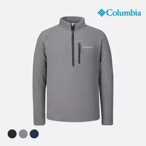 [컬럼비아](천안아산점) 남성 기본 솔리드  4컬러 하프 집업 플리스 티셔츠  XO6410