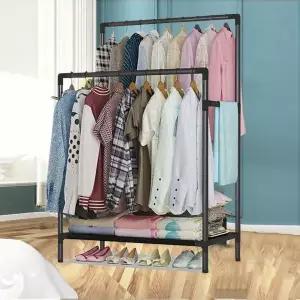 [하프클럽/]더블 옷걸이 행거 드레스룸 철제 스탠드 2단 옷장