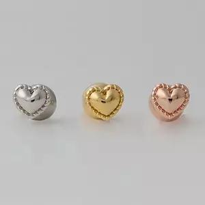 ONM (1+1) 써지컬 피어싱 미니 하트 3종 택1
