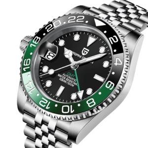 [국내정품] 세이코무브 PAGANI DESIGN GMT 오토매틱 프리미엄 메탈 손목시계 사파이어글라스 BP9182WC