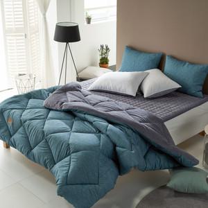 겨울 밍크 극세사 이불 두꺼운 한겨울 옥수수솜 이불패드 침대 침구 세트 SS Q