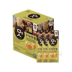 CJ제일제당 유기농 맛밤 714g (42g x 17개입 | 개별포장 | 건강간식 | 간편보관)