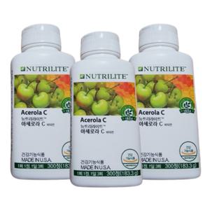 암웨이 아세로라 C 비타민C 300정 3개