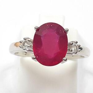 [블루케이] AAA급 블러드레드루비 원석 반지241107-15