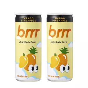 부르르 밀크소다제로 망고파인애플 250ml X 30캔