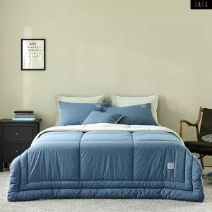 극세사 오르세 네이비 슈퍼싱글세트(퀼트이불+패드+베개커버1장)