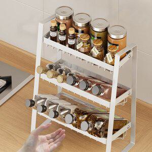 [ByOn]쉼공작소 벨로 양념통 정리선반 싱크대선반 소스 양념통정리대 주방정리선반 철제수납장