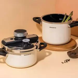 [단품]  통스텐 IH압력솥 2종 (3L냄비+ 압력뚜껑) (레드/아이보리 택 1)