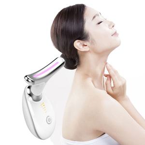 EMS 고주파 진동 괄사 마사지기 갈바닉 얼굴 목 리프팅 디바이스