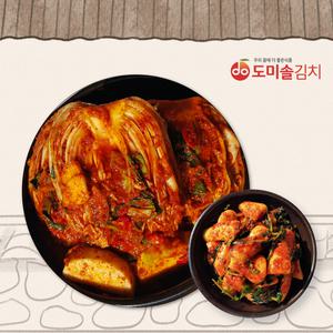 [도미솔] 사랑채포기김치3kg+총각김치2kg