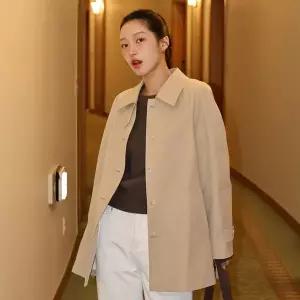 [올리브데올리브](신세계 사우스시티)맥 하프 라그랑 트렌치코트 OW5SR200