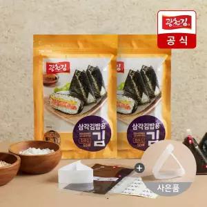 [광천김] 삼각김밥김 (조미) 100매 + 삼각틀