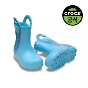 [보리보리/크록스 슈즈]크록스공식 키즈 HANDLE IT RAIN BOOT GLITTER MIST TG (25SKBT211272)