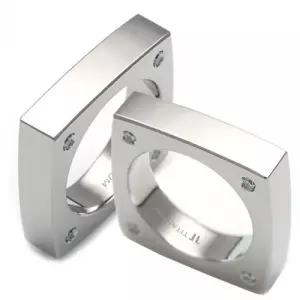 T-020 DIA CO 다이아몬드 티타늄 커플링 반지 이니셜무료 무료배송 맞춤제작 평생AS