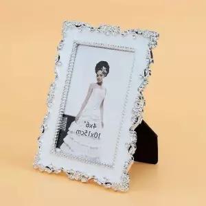 실버 로즈 사진액자 4x6 포토 앤티크 디자인 멀티 (WFHK9WH)