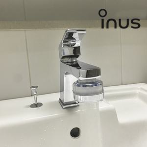 이누스 세면대필터 필터헤드셋트 추가 리필필터3개 녹물제거 불순물제거 수도꼭지 U0130