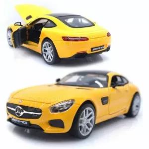 마이스토 1:24 벤츠 AMG GT 옐로우 미니카 다이캐스트