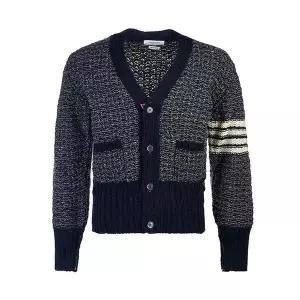 [톰브라운] 남성 4바 트위드 모헤어 가디건 MKC510A Y1506 415