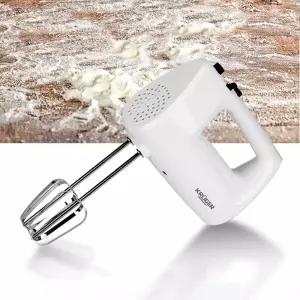 크루거 5단계 파워 핸디형 밀가루 반죽기 휘핑 거품기/거품기 반죽기 머랭치기 달걀 믹서 섞기 휘핑 베이킹