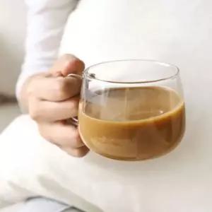 주스잔 커피 멜로우 유리컵 홈카페 내열 (WFHJIVF)