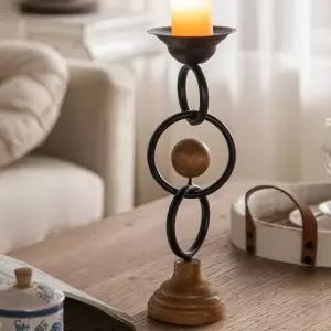 36cm 빈티지 스탠드 캔들 홀더 (WFHJI1M)