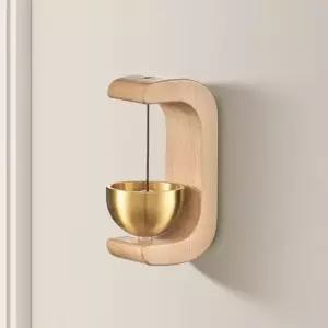 도어벨 현관 원목 풍경 자석 해피하우스 느티나무 (WFHJARV)