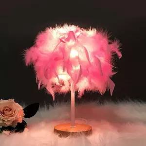 인테리어조명 핑크 이카루스 무드등 깃털 스탠드 (WFHJDZT)