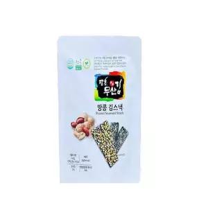 갤러리아 장흥무산김 착한김 간편한 땅콩김스낵 20g x 10개