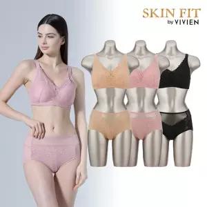 비비안 썸머레이스 노와이어 브라팬티 6종