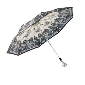 우먼폴딩 빈티지 로즈 실버 로즈 3단 수동우산 WG491W43
