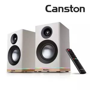 캔스톤 2채널 블루투스 컴퓨터 게이밍 북쉘프 PC 인테리어 TV 스피커 X9BT